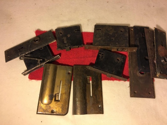 Vintage Metal Locks and Cover Plates