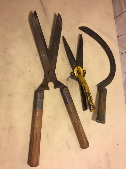 Antique Hand Lawn Care Tools