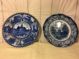 Staffordshire Ironstone Plates, Historic Colonial Scenes