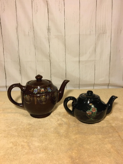 Vintage Japanese Teapots, Moriage-Style