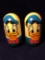 Kellogg's Disney 2005-2006 Donald Duck #15 Weeble Wobble Promotional Toy