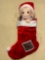 1997 Precious Moments Christmas Stocking Doll - Jingles