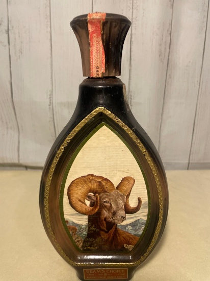 Beam's Choice Decanter with 'Bighorn Sheep' by James Lockhart