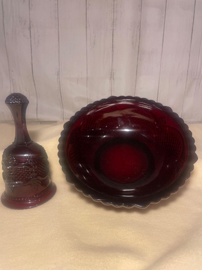 Vintage Cape Cod Ruby Glass