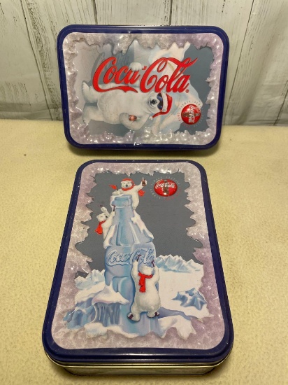 Coca Cola Polar Bear Collectible Tins