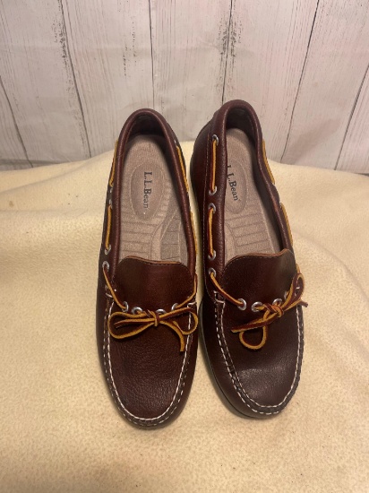 LL Bean Leather Camp Moccasins, Women's 9M