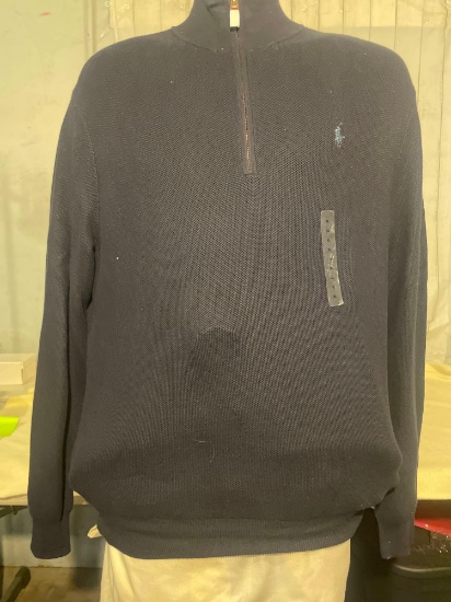 Polo Sweater Ralph Lauren XL, Blue