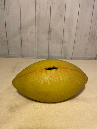 Vintage Rubber Toy Football Bank