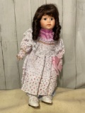Brinn's Collectible Porcelain Doll, 1990