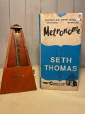 Vintage Wooden Seth Thomas Keywound Metronome