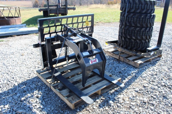 Stout Full-Back Pallet Fork w/ Add-On Grapple