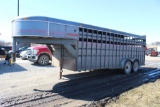 '88 TravAlong Livestock Trailer