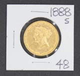 1888-S $10 Liberty Head Eagle Gold Coin