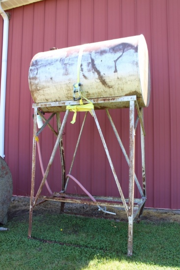 300 gal. fuel barrel on stand