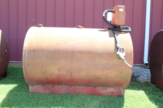 550 gal. fuel barrel with electric pump and hose