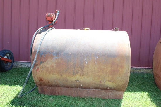 550 gal. fuel barrel with electric pump and hose