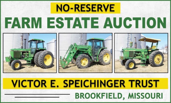 Victor E. Speichinger Farm Estate Auction