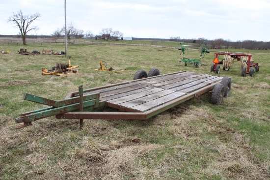 Brinkley T/A implement carrier trailer