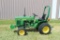 1988 John Deere 650 compact utility 2wd tractor