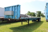1982 Transcraft TL-42 flatbed semi trailer