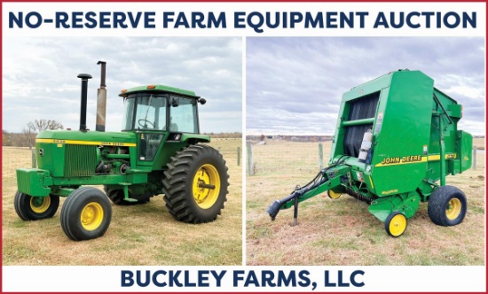 Buckley - No Reserve Farm Equipment Auction