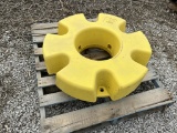 John Deere 1400lb rear wheel weights