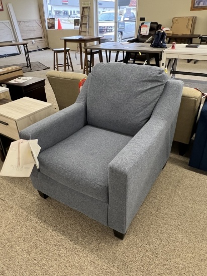 Ashley Standard Blue Chair