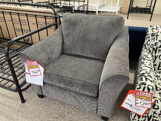 Ahsley Grey Standard Chair & a Half