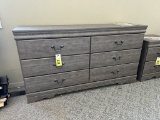 6 Drawer Dresser-Gray