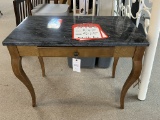 Elements Marble Top 1 Drawer Desk