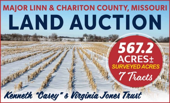 567 ACRES± LINN & CHARITON COUNTY, MO LAND AUCTION