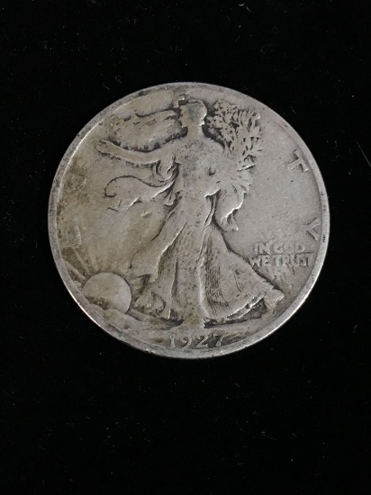 1927-S United States Walking Liberty Half Dollar - 90% Silver Coin