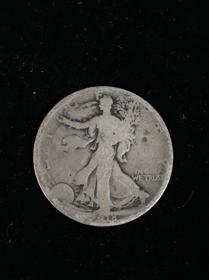 1918-S United States Walking Liberty Half Dollar - 90% Silver Coin