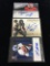 3 Card Lot Football Certified Autographed Rookie Cards
