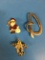 3 Count Lot of Vintage Ladies Brooches