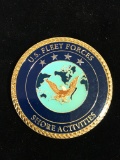 United States Fleet Forces Shore Activities Commander Military Challenge Coin