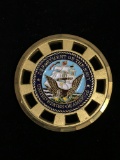 United States Navy Pierced Military Challenge Coin