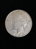 1923-S United States Silver Peace Dollar - 90% Silver Coin