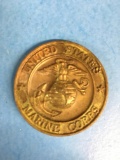 United States Marine Corps 2nd Marines 1st Battalion Military Challenge Coin