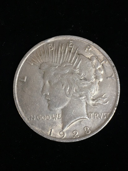 1923 United States Peace Silver Dollar - 90% Silver Coin