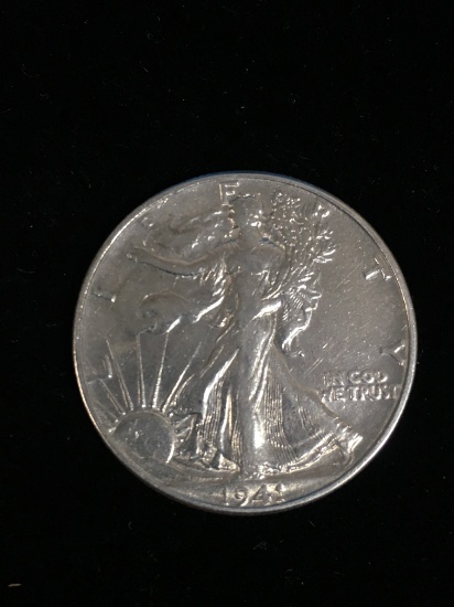 1941 United States Walking Liberty Half Dollar - 90% Silver Coin