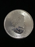 2015 .9999 Extra Fine Silver 1 Ounce Canadian Maple Leaf $5 Canada Silver Bullion Coin