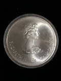 1976 Montreal Olympics 1.5 Ounce .999 Fine Silver Canadian $10 Canada Silver Bullion Coin