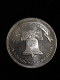 1985 1 Troy Ounce Fine Silver Liberty Bell Round Bullion Coin