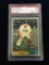 PSA Graded 1961 Topps Woodie Held Indians Baseball Card
