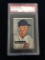PSA Graded 1951 Bowman Virgil Stallcup Indians Baseball Card