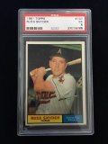 PSA Graded 1961 Topps Russ Snyder Athletics Baseball Card