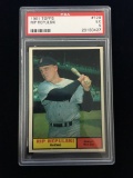PSA Graded 1961 Topps Rip Repulski Red Sox Baseball Card