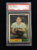 PSA Graded 1961 Topps Hobie Landrith Giants Baseball Card