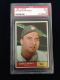 PSA Graded 1961 Topps Charlie Maxwell Tigers Baseball Card